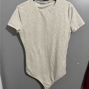 Abercrombie & Fitch Gray Bodysuit
